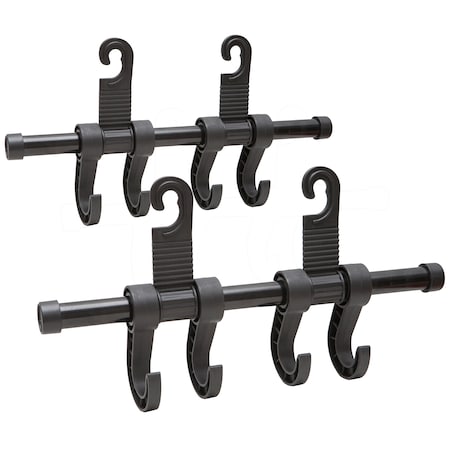 Maxsa Innovations Headrest Multi-Hanger 4 Hook, PK 2 25544